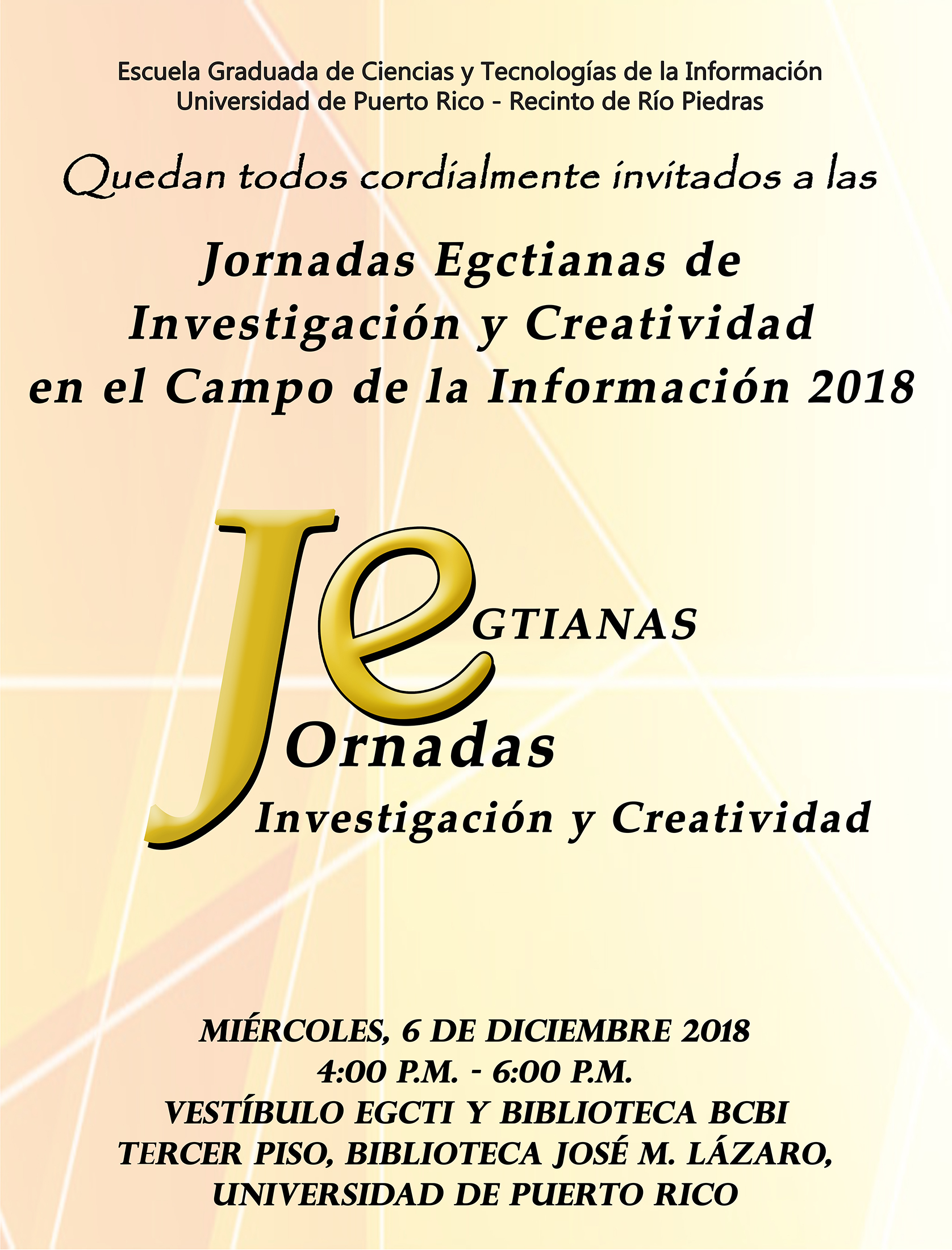 Jornadas Egctianas -2018