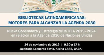 Información promocional sobre encuentro IFLA LAC