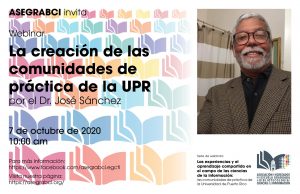 Webinar La creación de las comunidades de práctica de la UPR