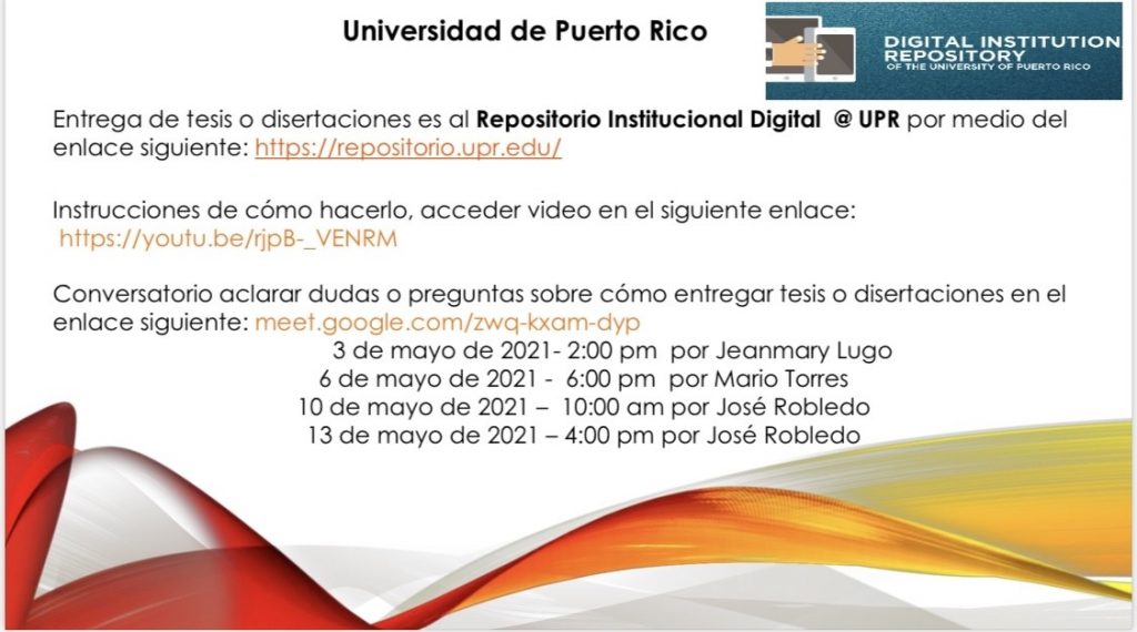 Promoción Repositorio Institucional UPR